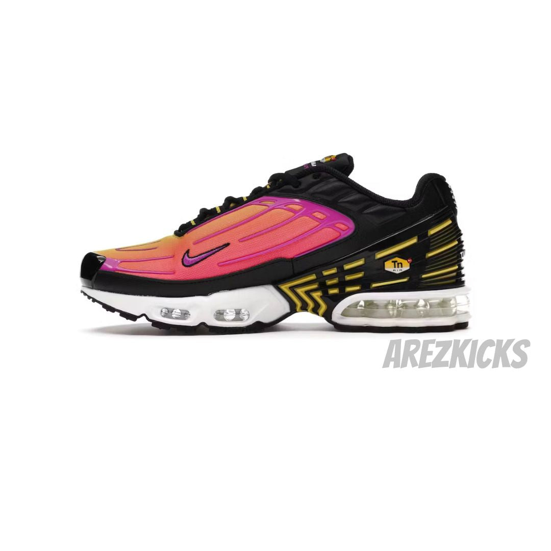 Air max plus iii black 2025 violet  and  pink