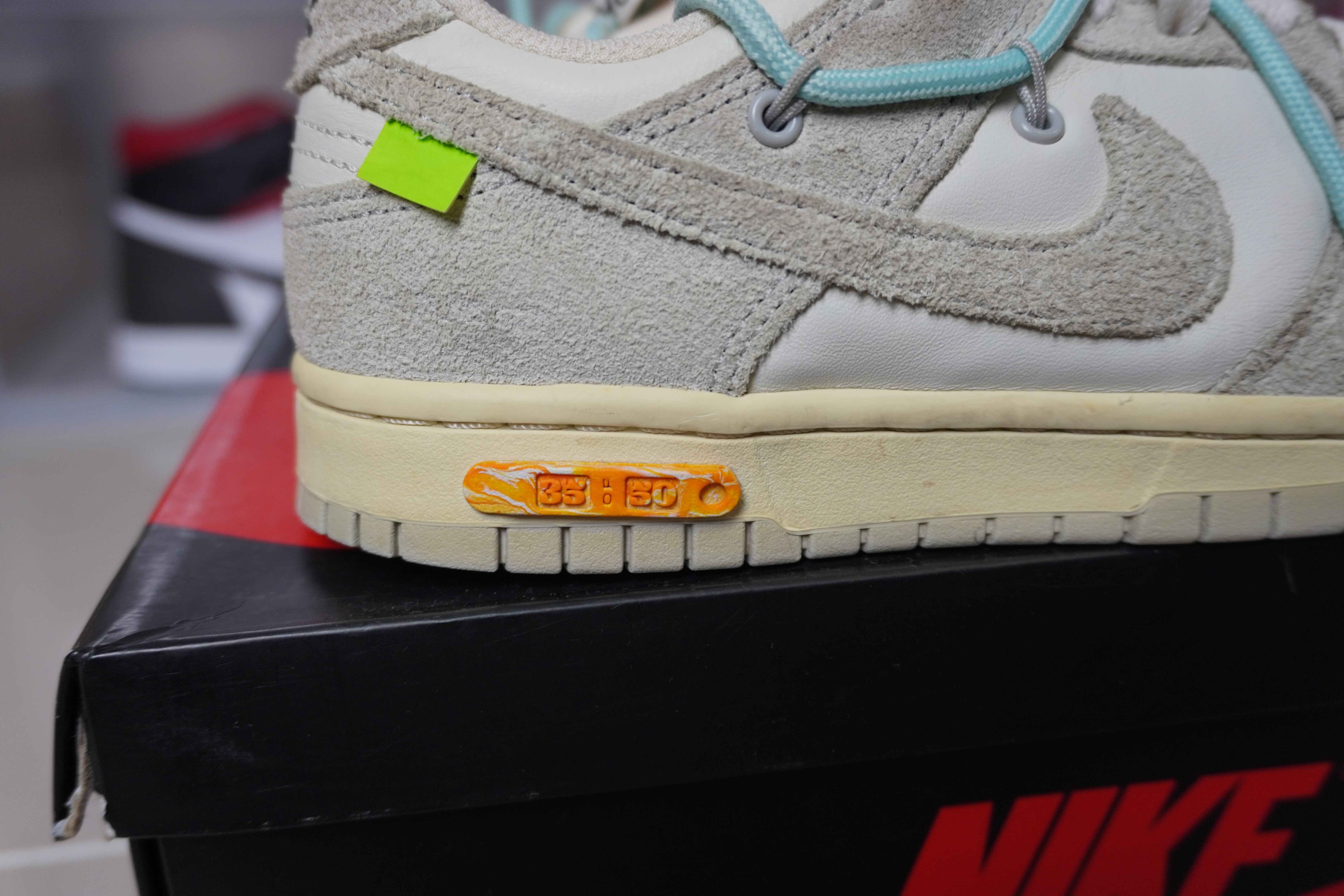 Nike Dunk Low Off White Lot 35 of 50 - Used - Replacement Box