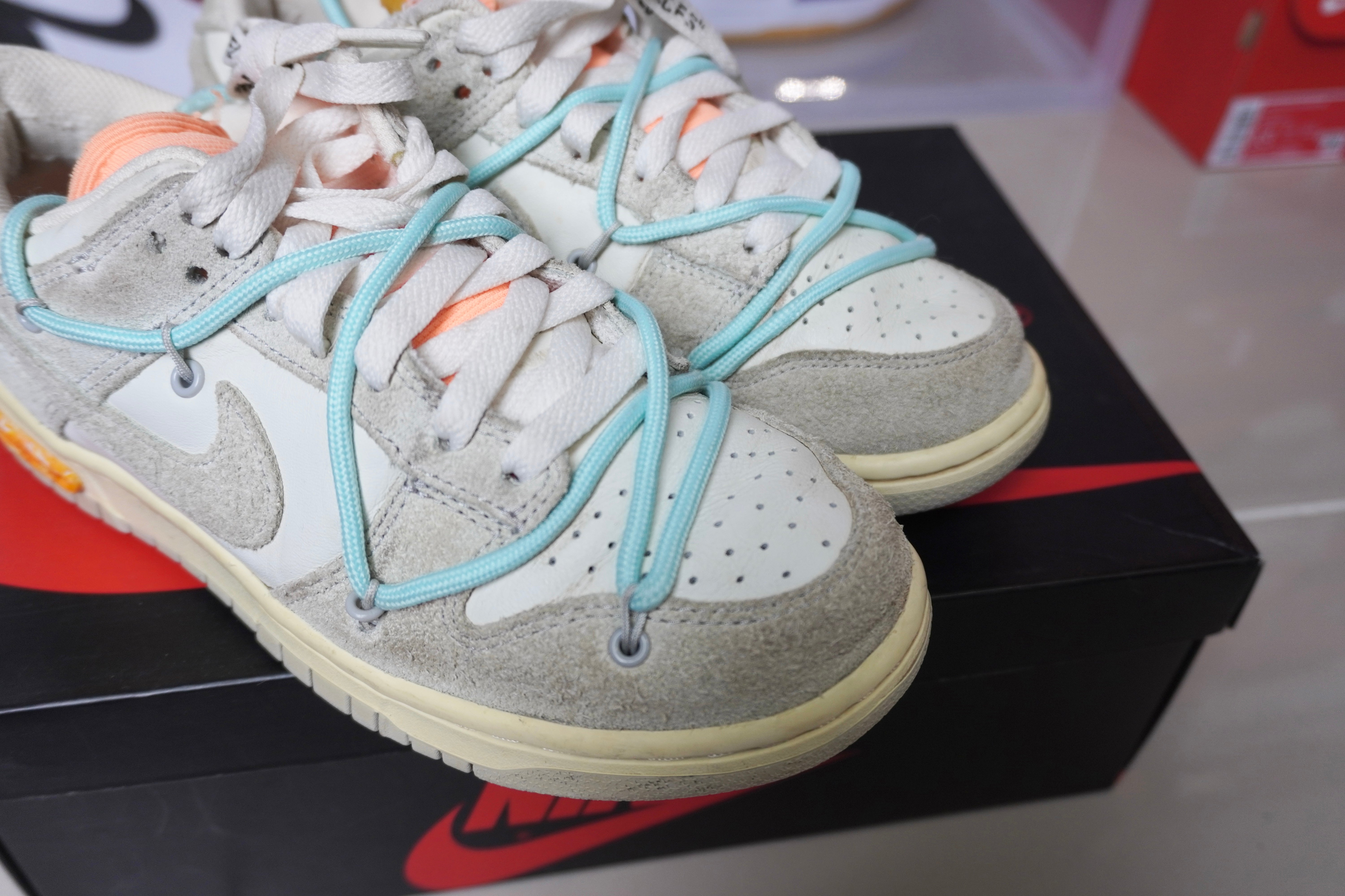 Nike Dunk Low Off White Lot 35 of 50 - Used - Replacement Box