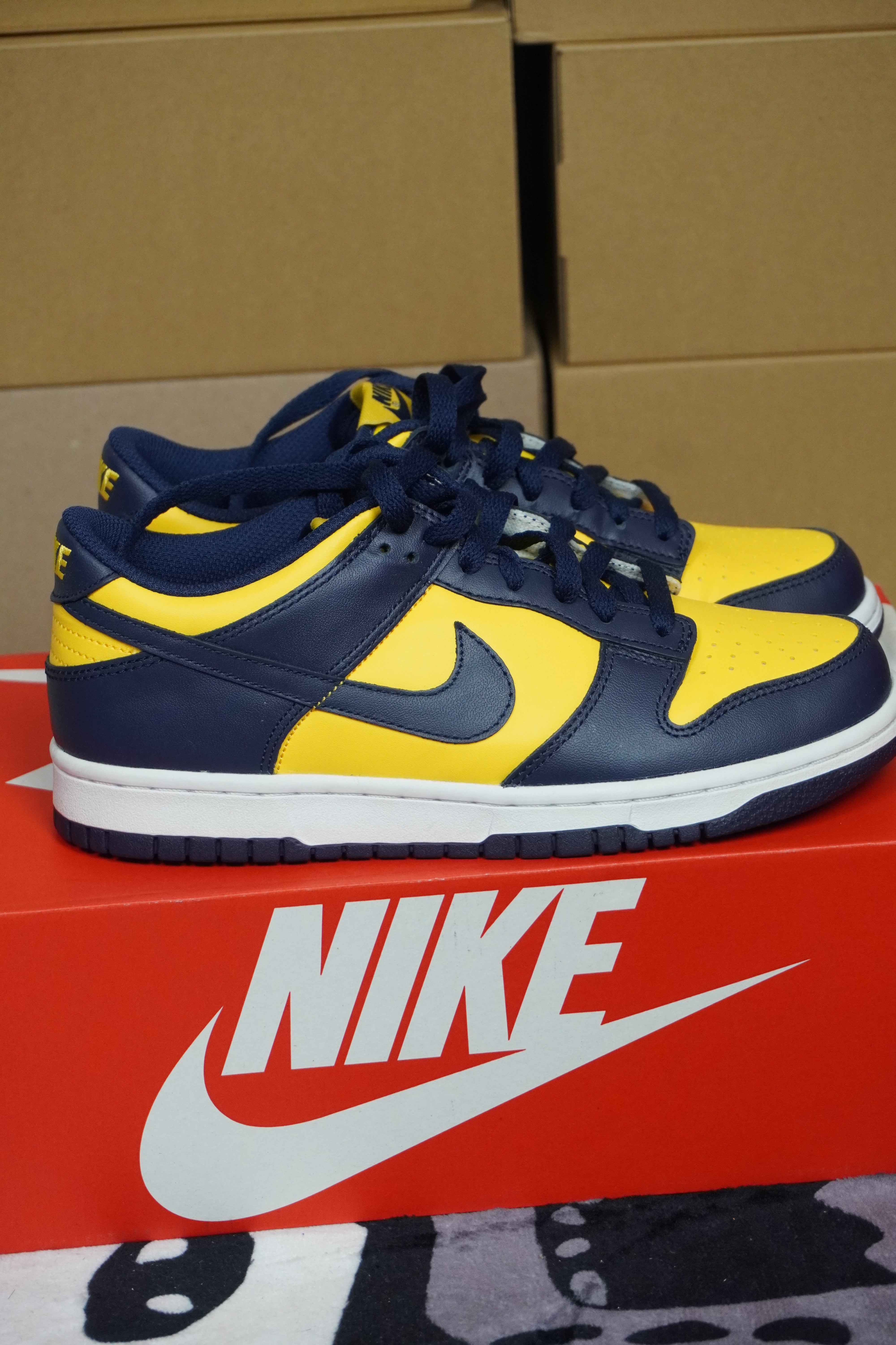 Nike Dunk Low Michigan GS - Replacement Box - Used